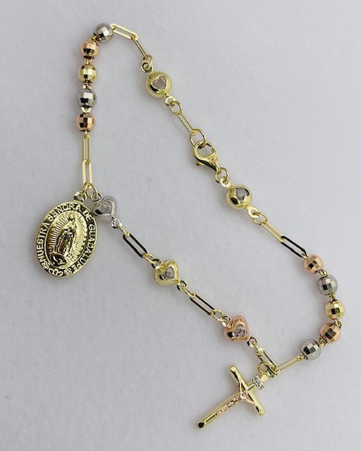 14 K Gold Rosary